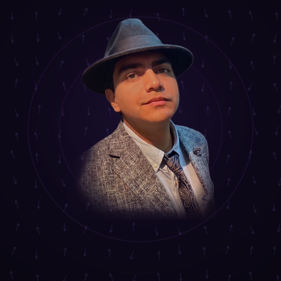 Bastian Castorene wearing a hat